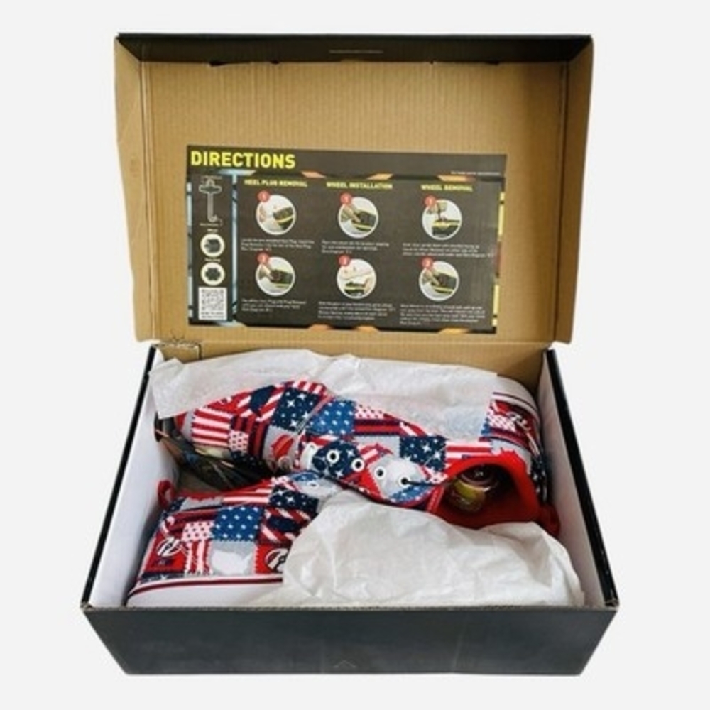 Heelys Pro 20 Prints American Flag USA Patchwork Skate Shoes Womens 9 NIB - Picture 5 of 12